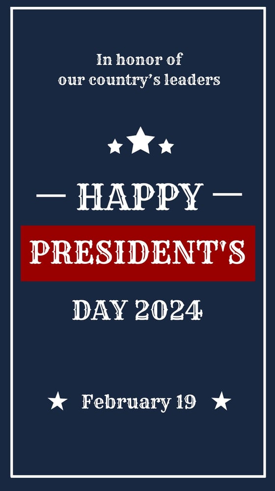 Vintage Presidents Day 